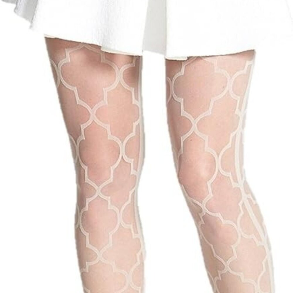 OROBLU SHEER COCKTAIL PARTY WEDDING TIGHTS NUDE LARGE / MEDIUM NIP